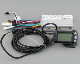 Elektrische fietsaccessoires 250W 350w 24V 36V 48V DC Modus e scooter Borstelloze Motorcontroller met LCD voor ebike7861081