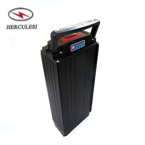 Batterie de vélo électrique 2000W 48V 30Ah batterie lithium-ion 48 volts batterie Ebike avec porte-bagages arrière monté