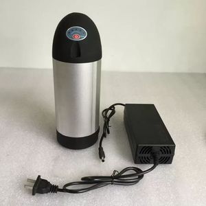 Batería de bicicleta eléctrica 36V 15Ah Botella de agua 18650 LI LI ION PACK PACK BATERÍAS DE HERCHA ESCURLACIÓN DE BIQUETA ESPOLTA CON CARGADOR Y BMS