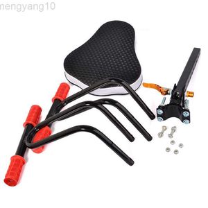 Elektrische Fiets Zadels Fiets Babyzitje Kinderen Veiligheid Stoel Mtb Quick Release Zadel Kinderzitje met Armsteun Bar Pedaal Fietsen Accessoires HKD230710