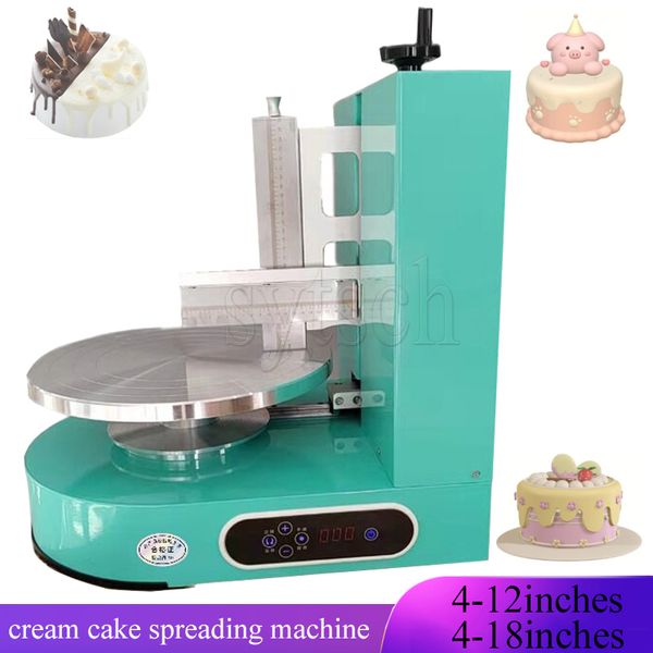 Machine électrique de décoration de gâteau d'anniversaire, crème à revêtement lisse, beurre, pain, crème, cuisson, épandeur de décoration
