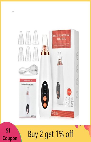 Extracteur de points noirs électrique aspirateur nettoyeur de pores nez extracteur de taches noires outil de nettoyage soins de la peau nettoyeur de pores du visage Machine225y3530707