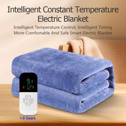 Elektrische Deken 1 9 Gear AC220V Verwarming Matras Falai Fluwelen Constante Temperatuur Smart Switch Heater 231130