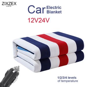 Couverture électrique 12V couverture électrique de voiture 150x70CM 150x120CM 170x70CM taille simple Double tapis véhicule matelas chaud chauffé Pat 231110