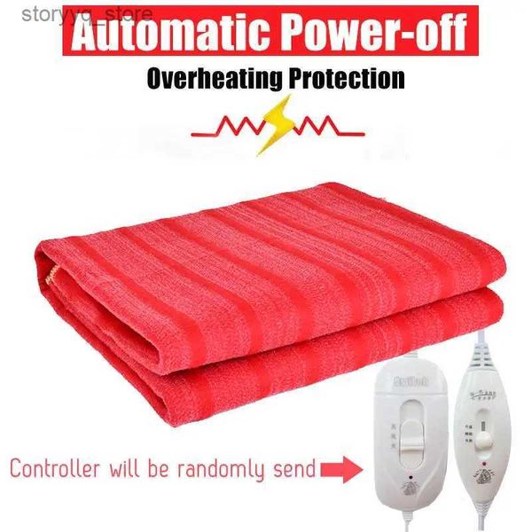 Couverture électrique Mise hors tension automatique Couverture électrique Chauffage Sécurité Matelas chauffant Thermostat Tapis Hiver Draps chauffants Matelas électrique Q231130