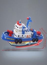 Elektrische boot Kinderen Marine Rescue Speelgoed Navigatie Oorlogsschip Speelgoed Verjaardagscadeau 2012047075788