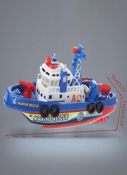 Bateau électrique enfants jouets de sauvetage marin Navigation navire de guerre jouet cadeau d'anniversaire 2012047075788