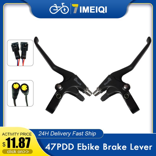 ALLIAGE D'ALIME Aluminium électrique Wuxing 47pdd Brake Lever de frein Cut Off Power Power Electric Bicycle E-Scooteter Frein Handle Pièces