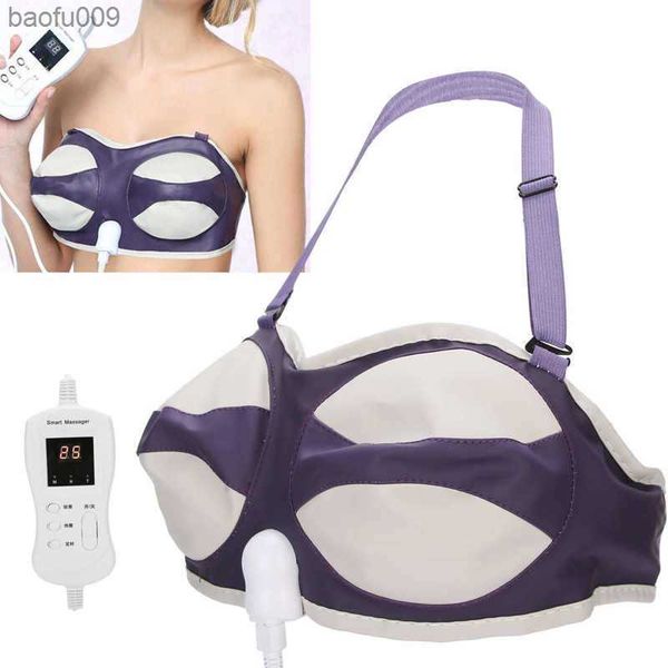 Masseur de poitrine électrique Soutien-gorge Pompe d'agrandissement du sein Massage Machine de levage de poitrine Chauffage infrarouge Anti-affaissement Agrandir le dispositif L230520