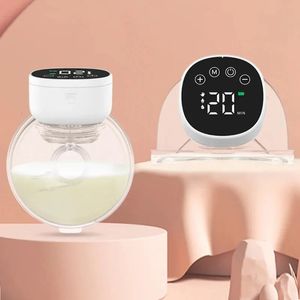 Electric Breast Pumps Portable Hands Free Wearable Pump Silent Comfort Milk Extractor Collector BPAfree 240109