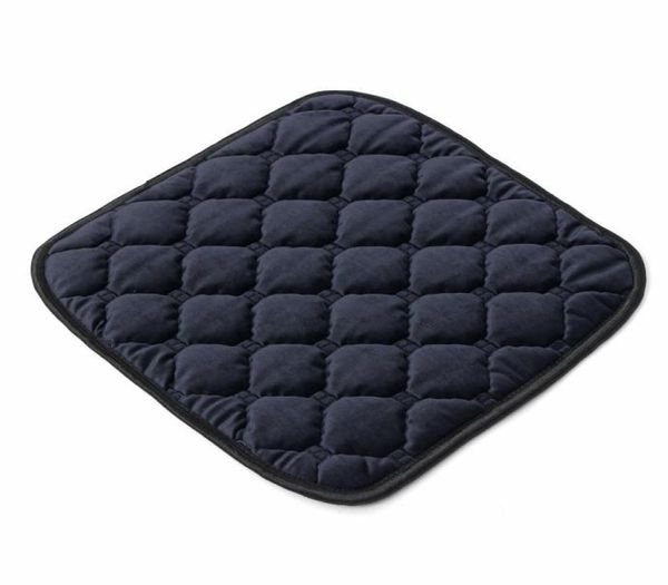 Coussin chauffant pour siège de voiture électrique, housse en coton avec interrupteur, 12V, 24W, Coffee6779711