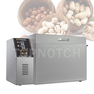 Elektrische Cashewnoot Automatische Verwerkingsmachine Pinda Koffiebrander Graan Bakken Maker