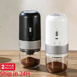 Moulin à café électrique USB sans fil professionnel en céramique meulage noyau grains de café moulin Portable cafetière accessoires 240122