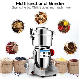 Elektrische koffiemeelt 800 g granen kruiden Hebals Cereals Coffee Dry Food Grinder Mill Grinding Machine Gristmill Medicine Powder Crusher