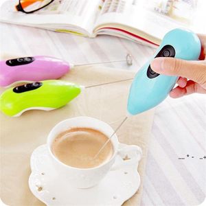 Batidor de café eléctrico Herramientas Agitador de crema Mezclador automático de leche en polvo de acero inoxidable Batidor de huevos de cocina GCE13571