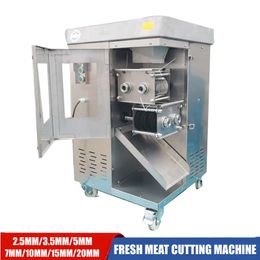 Elektrische Commerciële Vlees Snijmachine Snijmachine Voor Varkensvlees Lam Rundvlees Voedsel Chopper Vleesmolen Versnipperaar Machine