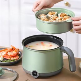 Pot de cuisson électrique dortoir nouilles étudiantes Cuisine non bâton Pot de bâton multi-fonctionnel Pot chaud électrique petite mini-personne simple petit pot électrique