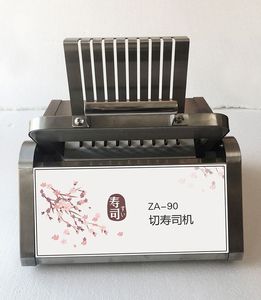 Elektrische diepe friteuse Automatische rijstrolsnijder roestvrijstalen ronde vierkant maken machine sushi snijmachine