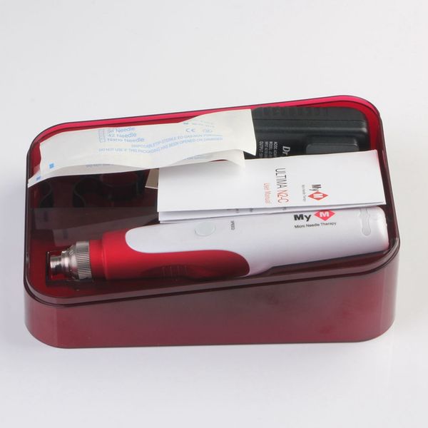 Electric Auto Sello Derma Pen Microneedle Roller Facial Beauty Equipment, Micro Aguja Terapia Cuidado de la piel Anti Envejecimiento