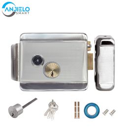 Serrure de porte électrique, Support de visiophone, système d'interphone, porte de contrôle, serrure de porte intelligente, serrure de commande électrique en métal