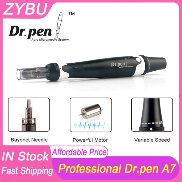 Dr Pen eléctrico A7 Derma Pen ULTIMA-A7 Auto Microneedle Cartucho Aguja Sistema avanzado de microagujas Rodillo MTS Máquina Cuidado de la piel Sello Mesoterapia Dermapen