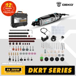 Elektrische oefening DKRT200J01 220V Variabele snelheid Mini Grinder Rotary Tool voor slijpen Snijden Woodsnijwerk 221208