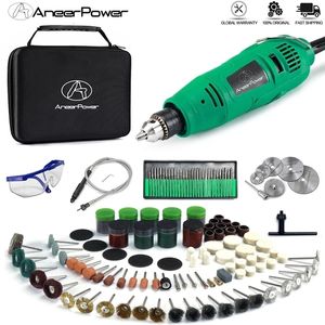 Elektrische oefening Dremel 260W Mini Engraver Rotary Tool Polishing Machine Power 5Variable Speed ​​Gravent Pen met accessoires 230406