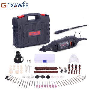 Elektrische boor Goxawee 110V 220V Power Tools Mini met 0332 mm Universal Chuck Shiled Rotary voor Dremel 3000 4000 221208