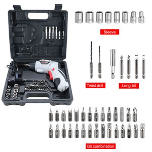 Perceuse électrique JOUSTMAX Tournevis électrique sans fil Tournevis rechargeable Poignée Torche LED Outils électriques Tournevis électrique Petit pistolet à vis 221128