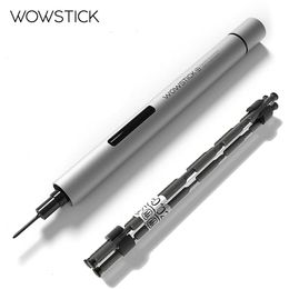 Elektrische boor wowstick mini draagbare elektrische schroevendraaier draadloze batterijvermogen met multi 20 bits voor mobiele telefoon Notebook reparatie Tool Kit 230130