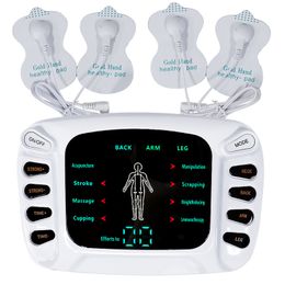 Elektrische dual output puls lichaamsmassage multifunctionele professionele pijnmassage fysiotherapie ems tientallen pulsspierstimulator