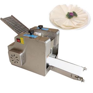 Elektrische Dumpling Wrappers Maker Wonton Skin Slicer Machine Kleine Rolling Press Pasta's Deegverpakking Commercieel Huis