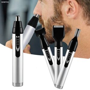 Tondeuse électrique pour cheveux de nez et d'oreilles, tondeuse rechargeable pour hommes, tondeuse à barbe professionnelle pour femmes, nez, sourcils, tondeuse à cheveux 240223