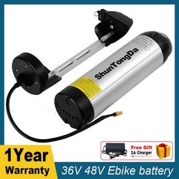 Vélo électrique ebike vélo bouilloire batterie 36V 13Ah 17.5Ah bouteille d'eau vers le bas Tube 18650 cellules 48V 14Ah 21Ah Lithium ion Batteries