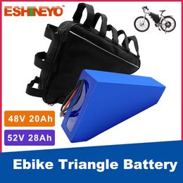 Batterie électrique Triangle eBike Batteries au Lithium 48V 20Ah 52V 28Ah grande capacité modifier la puissance du moteur de VTT