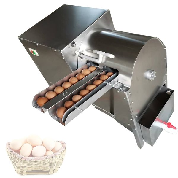 Lavadora eléctrica de huevos, lavadora de huevos de pollo, pato, ganso, 4000 uds/h, limpiador de equipos de granja avícola, lavado de 220V