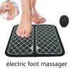 Electric EMS Foot Massageur Pad Fets Stimulateur de muscle Stimulateur de pied Mat de massage Améliorer la circulation sanguine Soulagez les soins de santé de la douleur AChE