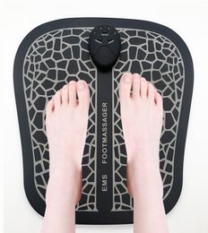 EMS EMS Foot Massageur Pad Fets Stimulateur du muscle Stimulateur de pied Mat de massage Améliorer la circulation sanguine Soulagez les soins de santé de la douleur AChE6336726