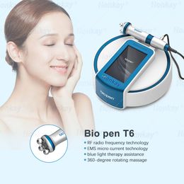 Elektrische EMS Roller Massage RF -apparatuur Radiofrequentie Microstroom 360 RF -RF SKIN THERAPIE BIO PEN T6 voor thuisgebruik huid Wrinkle Removal Face Lift -apparaat
