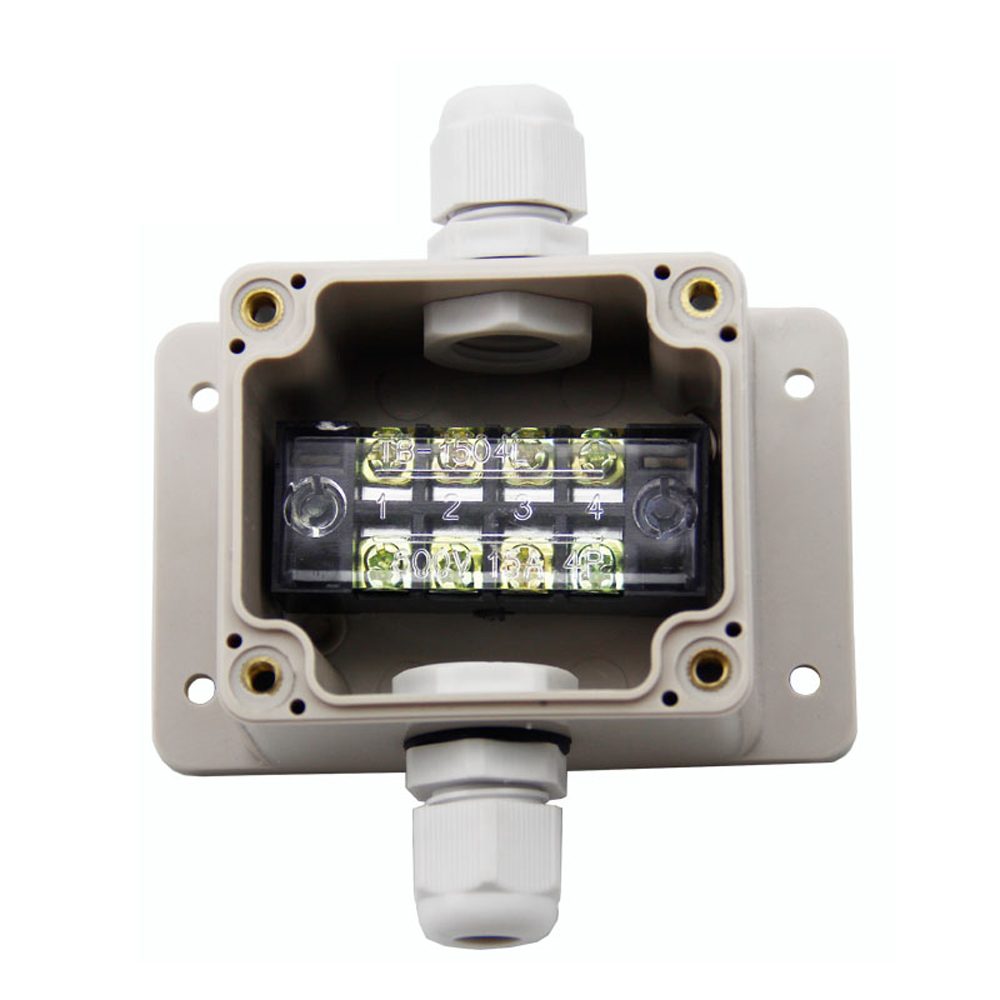 Electrical Enclosure Lighting Cable Junction Box 63*58*45mm with Connectors Wall Mount Waterproof