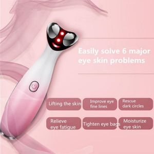 Elektrische oog massager gereedschap rf vibratie zwart cirkel remover lifting fototherapie huid verjonging schoonheidssalon