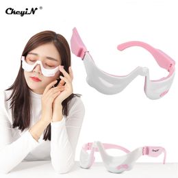 Eye électrique Massager Vibration Eyes Fatigue Soulagement Chauffage Outil de massage Anti Rides Soins oculaires avec 3 modes Rechargeable