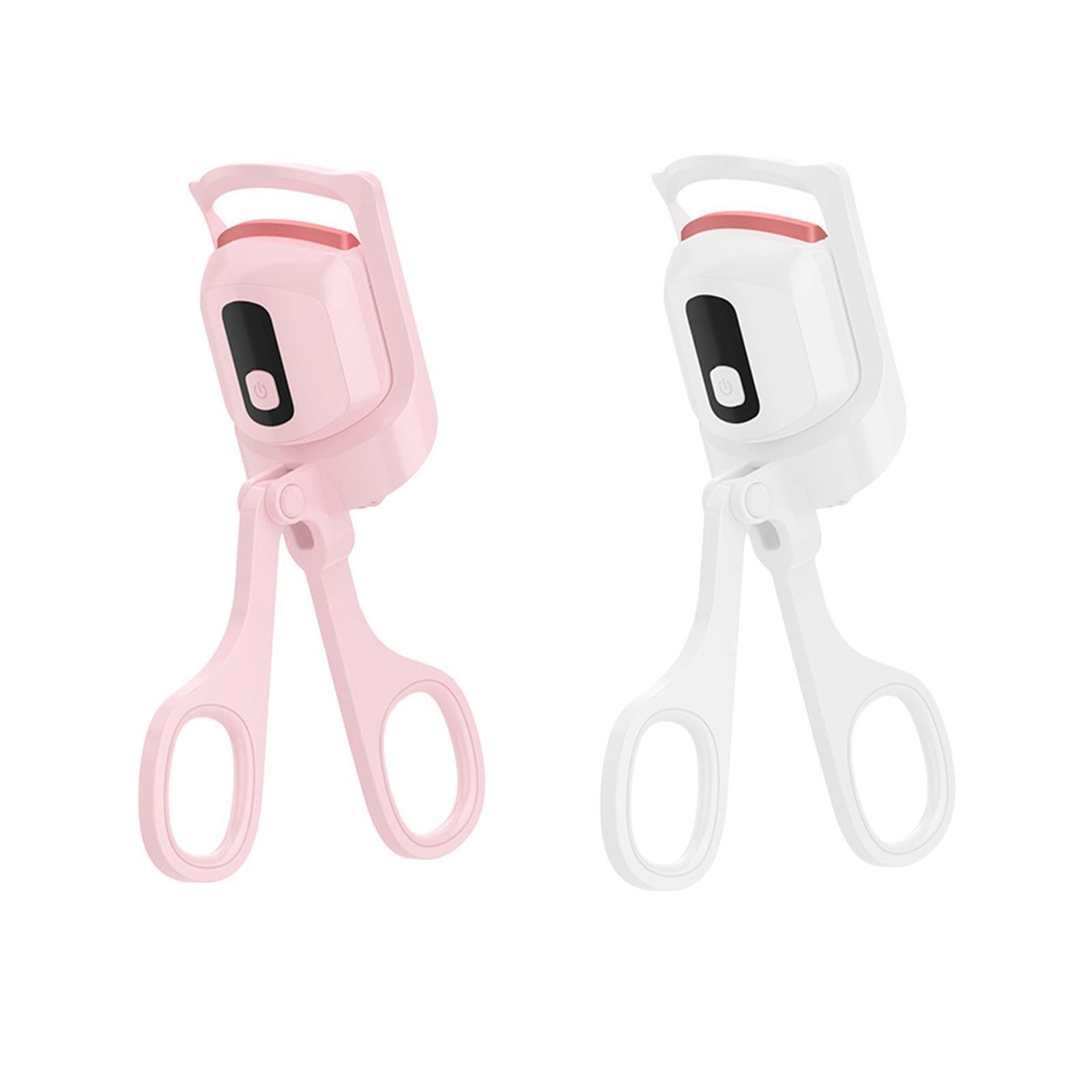 Electric Eyelash Curler Kit Justerbar temperatur Värmeabel Curling Eyelashs laddningsbara med USB -laddare