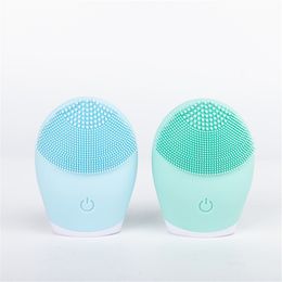 Elektrische Gezichtsreiniging Borstel Waterdicht Diepe Pore Facial Clean Brush Siliconen Gezicht Cleanser Massage Huidverzorging XBJK2006 goede kwaliteit