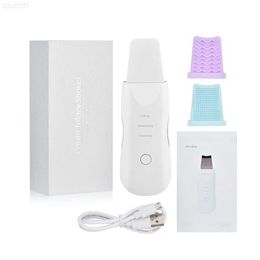 Elektrische gezichtsscrubber Oplaadbare ionendiepe gezichtsreiniging Trillingsstimulator Acne mee-eter verwijderen Cleanser Exfoliërende porie L230920