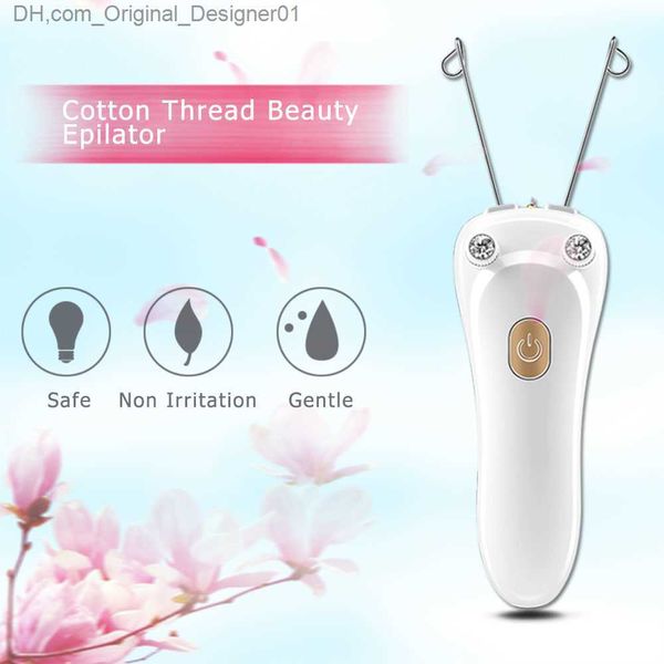 Cabello facial eléctrico Carga USB USB Femenina Repelente de insectos Desodorizador Desarmado de hilo de algodón Adecuado para todas las partes del cuerpo Z230817