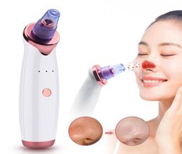 Electric Facial Vacuum Pore Cleaner acné Retracteur de retrait noir Extracteur USB Nettoyer rechargeable Cleaner de beauté Tool de soins de la peau 2435984