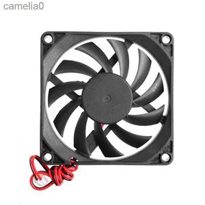 Ventiladores eléctricos 12V 2-PIN 80x80x10mm PC Computadora CPU Sistema Disipador de calor Ventilador de enfriamiento sin escobillas 8010C24319