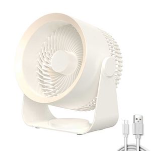 Ventilateurs électriques Caméras Circulation d'air Ventilateur électrique Portable 4000 mAh Mural/Ventilateur de Bureau de Table USB Rechargeable Vitesse à Faible Bruit pour la Cuisine à Domicile