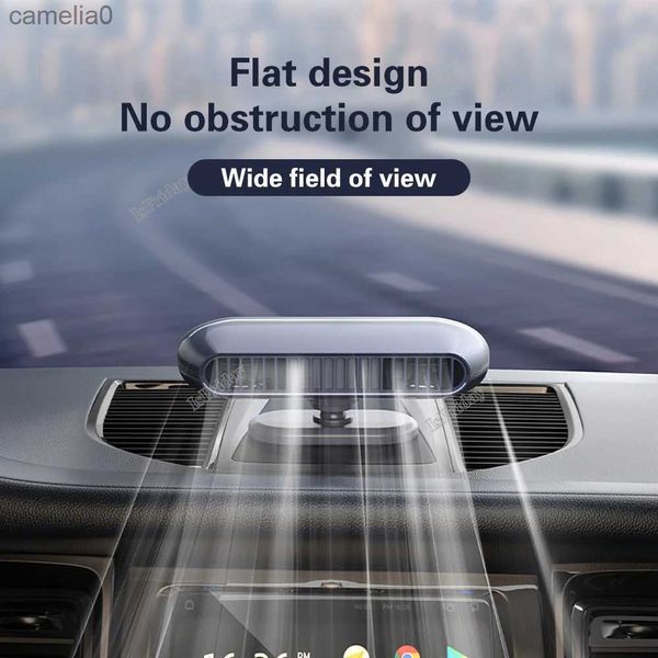 Ventiladores eléctricos Ventiladores de coche Multifunción Mini USB Ventilador de coche Enfriador Sin aspas Circulación de aire de bajo ruido Ventilador de refrigeración Circulador de coche eléctrico 4 velocidades C24319